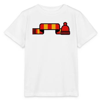 Fan scarf cap stadium logo - Stanley/Stella MINI CREATOR Kids’ T-Shirt - white - Front - Maike (125cm)