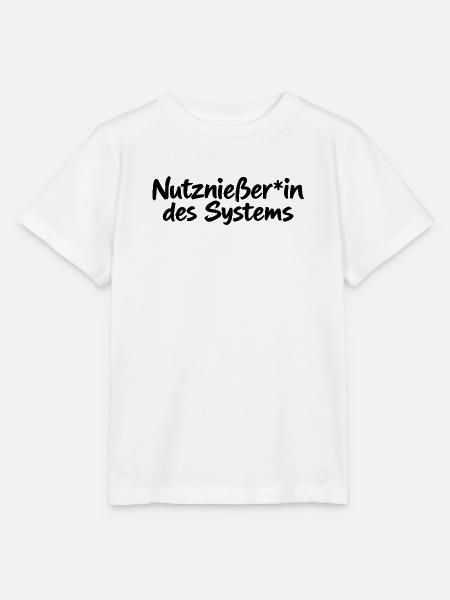 Nutznießer*in des Systems - Stanley/Stella Kinder T-Shirt MINI CREATOR  - Weiß