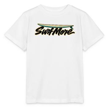 Surf More – Noserider Classic - Stanley/Stella Kinder T-Shirt MINI CREATOR  - Weiß - Vorne - Maike (125cm)