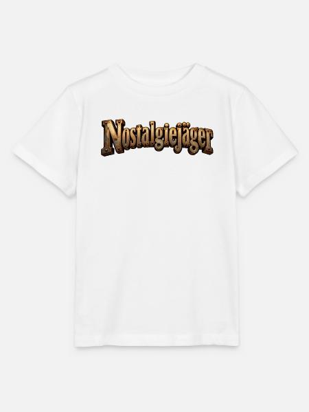 Nostalgiejäger Retro Metallschrift - Stanley/Stella Kinder T-Shirt MINI CREATOR  - Weiß