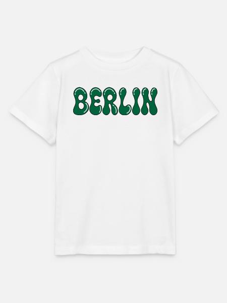 Berlin Psychedelic Green Black - Stanley/Stella Kinder T-Shirt MINI CREATOR  - Weiß