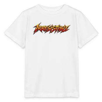 Irreistible Flames Typografie - Stanley/Stella Kinder T-Shirt MINI CREATOR  - Weiß - Vorne - Maike (125cm)