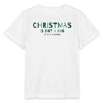 Christmas Is Not a Bug – It's a Feature - Stanley/Stella Kinder T-Shirt MINI CREATOR  - Weiß - Vorne - Maike (125cm)