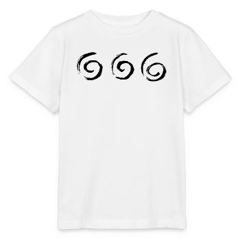 Spirale Spiralen Wirbel Schnörkel - Stanley/Stella Kinder T-Shirt MINI CREATOR  - Weiß - Vorne - Maike (125cm)