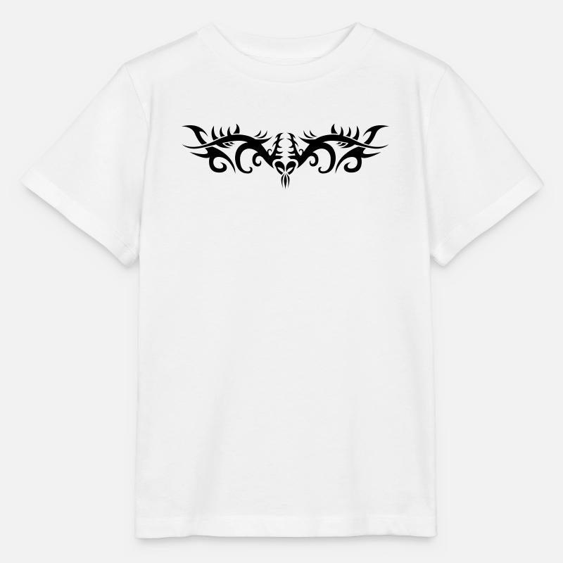 Tribal 4 par Helfspawn - T-shirt bio MINI CREATOR Stanley/Stella Enfant - blanc