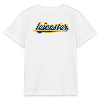 Leicester Script Swoosh sur les vêtements - T-shirt bio MINI CREATOR Stanley/Stella Enfant - blanc - Devant - Maike (125cm)