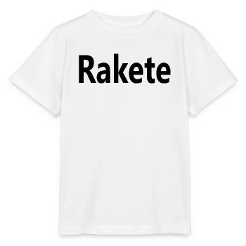 Rakete - Stanley/Stella Kinder T-Shirt MINI CREATOR  - Weiß - Vorne - Maike (125cm)