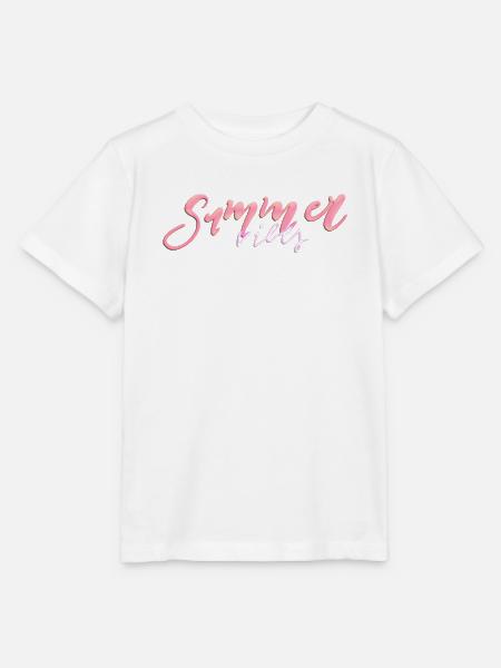 Summer Vibes – Neon Handlettering - Stanley/Stella Kinder T-Shirt MINI CREATOR - Weiß