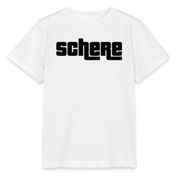 Schere schwarz - Stanley/Stella Kinder T-Shirt MINI CREATOR  - Weiß - Vorne - Maike (125cm)