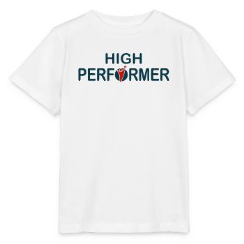 High Performer – Starkes Motiv - Stanley/Stella Kinder T-Shirt MINI CREATOR  - Weiß - Vorne - Maike (125cm)