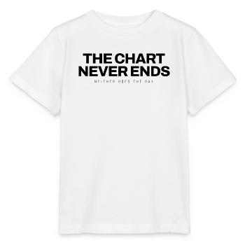 Arzt - The Chart Never Ends - Medizin - Stanley/Stella Kinder T-Shirt MINI CREATOR  - Weiß - Vorne - Maike (125cm)