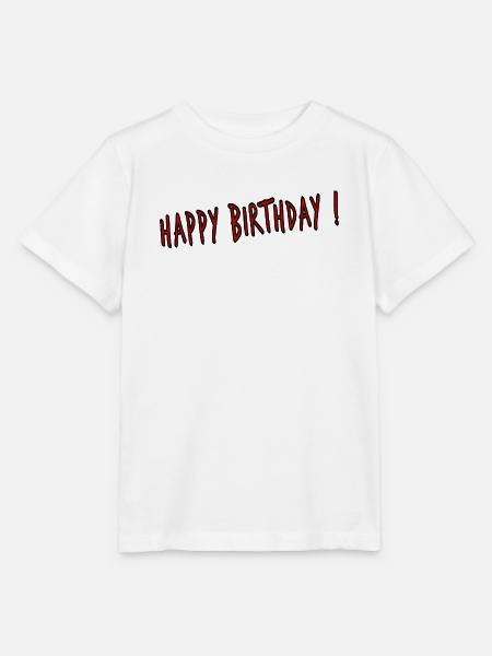 JAHRESTAG. ALLES GUTE ZUM GEBURTSTAG. ALLES GUTE ZUM GEBURTSTAG. - Stanley/Stella Kinder T-Shirt MINI CREATOR - Weiß