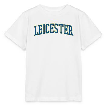 Leicester Varsity Wordmark - Stanley/Stella MINI CREATOR Kids’ T-Shirt - white - Front - Maike (125cm)