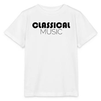 Symbole de musique classique Icône de musique classique - T-shirt bio MINI CREATOR Stanley/Stella Enfant - blanc - Devant - Maike (125cm)