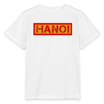 I-HANOI Verwittertes Logo - Stanley/Stella Kinder T-Shirt MINI CREATOR  - Weiß - Vorne - Maike (125cm)