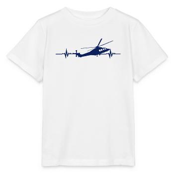Helicopter Helicopter Heartbeat - Stanley/Stella MINI CREATOR Kids’ T-Shirt - white - Front - Maike (125cm)