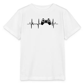 Herzschlag Gaming - Stanley/Stella Kinder T-Shirt MINI CREATOR  - Weiß - Vorne - Maike (125cm)