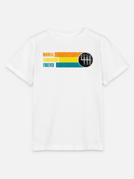 Schaltgetriebe für immer - Stanley/Stella Kinder T-Shirt MINI CREATOR - Weiß