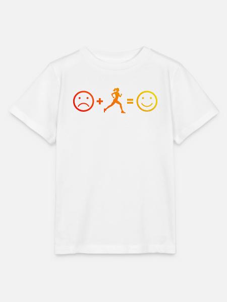 Geschenkidee für eine Running mit Running - Stanley/Stella Kinder T-Shirt MINI CREATOR - Weiß