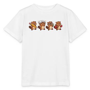 Quatuor Lernbiber - T-shirt bio MINI CREATOR Stanley/Stella Enfant - blanc - Devant - Maike (125cm)