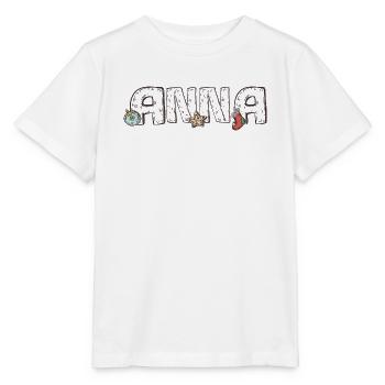 Anna Weihnachten  - Stanley/Stella Kinder T-Shirt MINI CREATOR  - Weiß - Vorne - Maike (125cm)