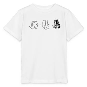 FLÜGELGLOCKE - Stanley/Stella Kinder T-Shirt MINI CREATOR  - Weiß - Vorne - Maike (125cm)