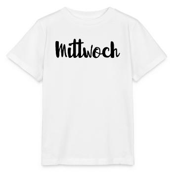 Mittwoch Mitte der Woche Wochentag - Stanley/Stella Kinder T-Shirt MINI CREATOR  - Weiß - Vorne - Maike (125cm)