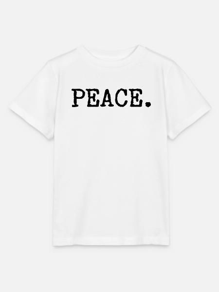 Peace - Frieden - Stanley/Stella Kinder T-Shirt MINI CREATOR  - Weiß