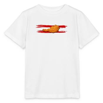 Austria Schnitzel Favorite Dish National Dish - Stanley/Stella MINI CREATOR Kids’ T-Shirt - white - Front - Maike (125cm)