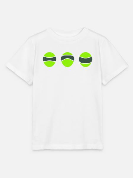 Alien Face 3 Breitaugen - Stanley/Stella Kinder T-Shirt MINI CREATOR  - Weiß