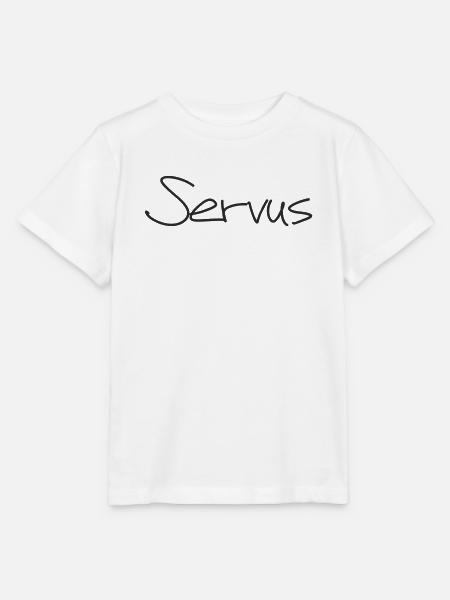 Servus – Bayerisches Textdesign für Shirts & mehr - Stanley/Stella Kinder T-Shirt MINI CREATOR - Weiß