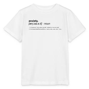 Definition of anxiety - Stanley/Stella MINI CREATOR Kids’ T-Shirt - white - Front - Maike (125cm)