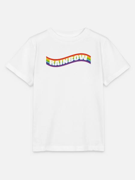 Rainbow flag - Stanley/Stella Kinder T-Shirt MINI CREATOR - Weiß