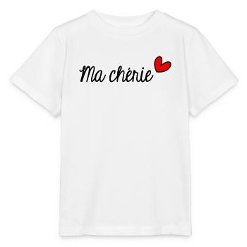 HERZ. HERZ. VALENTINSTAG. LIEBE. LIEBE. PAAR. - Stanley/Stella Kinder T-Shirt MINI CREATOR  - Weiß - Vorne - Maike (125cm)
