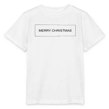 MERRY CHRISTMAS - Stanley/Stella Kinder T-Shirt MINI CREATOR  - Weiß - Vorne - Maike (125cm)