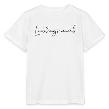 Personne préférée / Conception de l’écriture manuscrite - T-shirt bio MINI CREATOR Stanley/Stella Enfant - blanc - Devant - Maike (125cm)