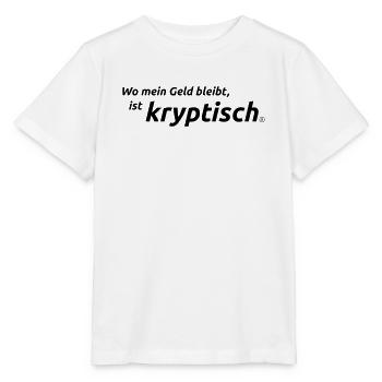 crypto - T-shirt bio MINI CREATOR Stanley/Stella Enfant - blanc - Devant - Maike (125cm)