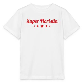 Super Florist woman profession passion - Stanley/Stella MINI CREATOR Kids’ T-Shirt - white - Front - Maike (125cm)