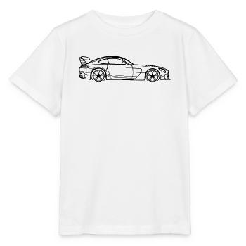 GT Coupé Line Silhouette – Pure Performance Art - Stanley/Stella Kinder T-Shirt MINI CREATOR  - Weiß - Vorne - Maike (125cm)