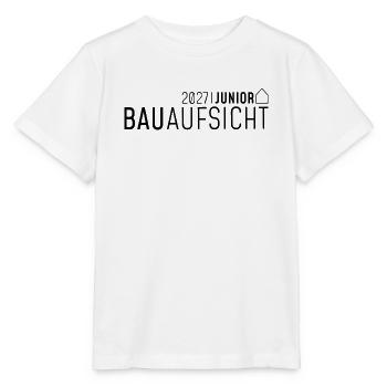 Junior Bauaufsicht 2027 - Stanley/Stella Kinder T-Shirt MINI CREATOR  - Weiß - Vorne - Maike (125cm)