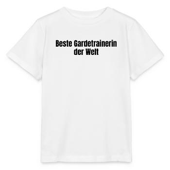 Beste Gardetrainerin der Welt Karneval Geschenk - Stanley/Stella Kinder T-Shirt MINI CREATOR  - Weiß - Vorne - Maike (125cm)