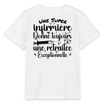 Humor Pensionierte Krankenschwester Ruhestand Geschenk - Stanley/Stella Kinder T-Shirt MINI CREATOR  - Weiß - Vorne - Maike (125cm)