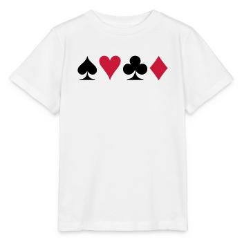 Poker (V) - Stanley/Stella MINI CREATOR Kids’ T-Shirt - white - Front - Maike (125cm)