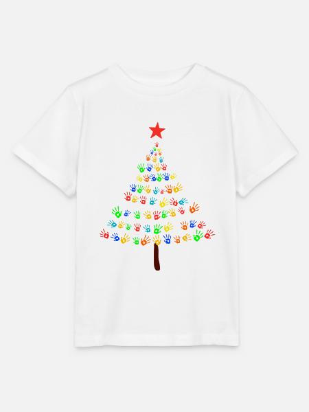 Weihnachtsbaum Kinder Frieden - Stanley/Stella Kinder T-Shirt MINI CREATOR  - Weiß