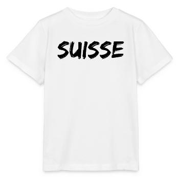 SCHWEIZ. LAND. GENF. HUMOR. FLAGGE. GENF. - Stanley/Stella Kinder T-Shirt MINI CREATOR  - Weiß - Vorne - Maike (125cm)
