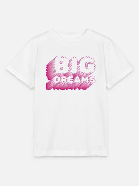 BIG DREAMS - Stanley/Stella Kinder T-Shirt MINI CREATOR  - Weiß