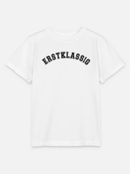 Erstklassig Einschulung, Schulstart, schulkind - Stanley/Stella Kinder T-Shirt MINI CREATOR  - Weiß