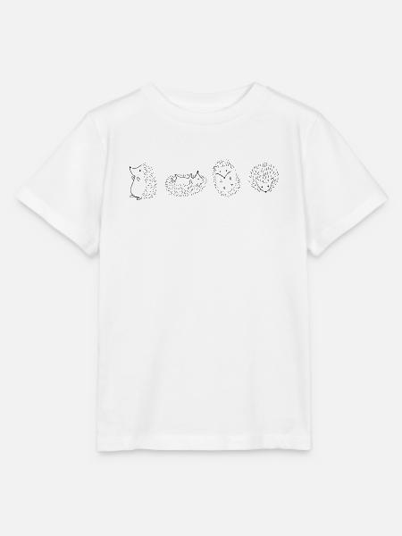 Igel Igel Igel Igel - Stanley/Stella Kinder T-Shirt MINI CREATOR - Weiß