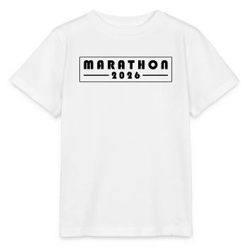 Marathon 2026 - Stanley/Stella Kinder T-Shirt MINI CREATOR  - Weiß - Vorne - Maike (125cm)