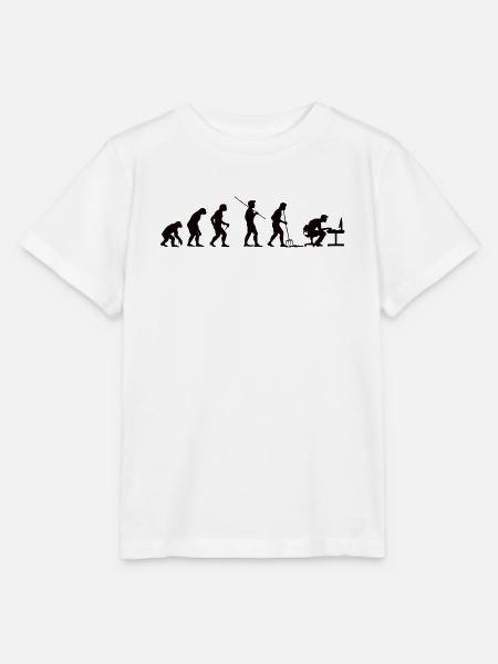 Programmierer Evolution Informatiker Entwickler - Stanley/Stella Kinder T-Shirt MINI CREATOR - Weiß